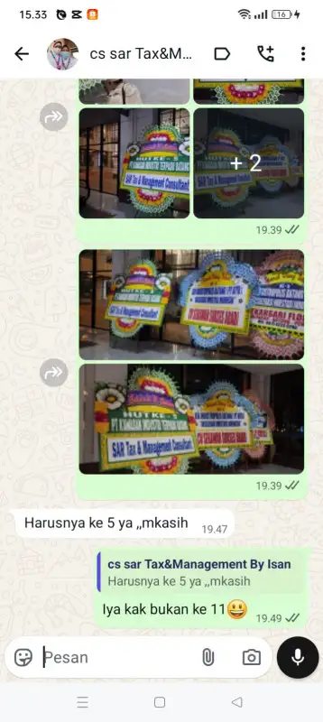 Testimonial papan bunga SIMEULUE